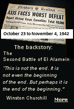 Eight decades ago, as World War II raged, Nazi Germany had overrun France and pushed deep into the Soviet Union, while Japan captured Singapore in 1942 in one of Britain's worst military defeats. German General Erwin Rommel captured the Libyan port of Tobruk, bringing the Canal within reach. The second battle of El Alamein marked a change in the course of the war. 